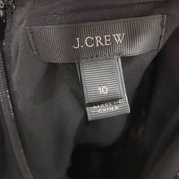 EUC JCrew Silk Splatter Paint Dress Size 10 - Picture 3 of 5